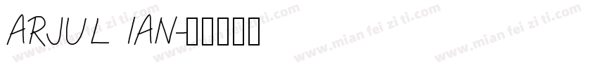 ARJUL IAN字体转换